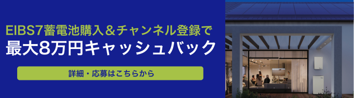 蓄電池キャッシュバックキャンペーン
